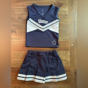 Dallas cowboys toddler cheer costume size 2